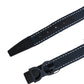 Blue Cotton Canvas DG Logo Metal Buckle Belt