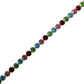 Pink Leather Crystal Chain Embellished Belt