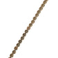 Pink Leather Crystal Chain Embellished Belt