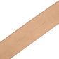 Brown Calfskin Leather Gold Metal Buckle Belt