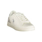 "White Polyurethane Women's Sneaker"