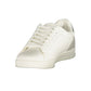 "White Polyurethane Women's Sneaker"