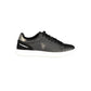 Black Polyurethane Women's Sneaker
