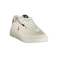 White Polyurethane Men's Sneaker