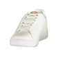 White Polyurethane Women's Sneaker