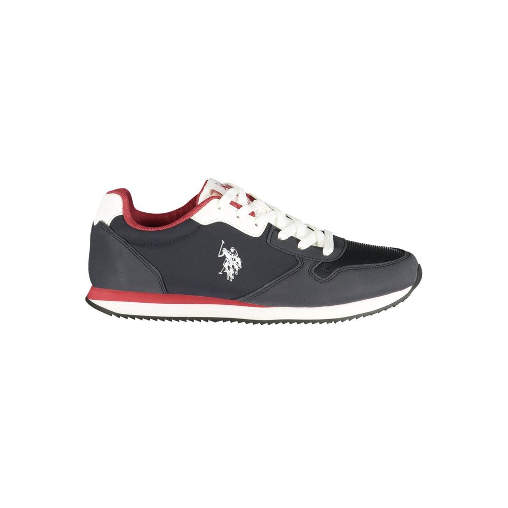 Blue Polyurethane Men's Sneaker