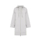 Gray Elastane Coat