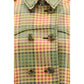Multicolor Polyester Trench Coat