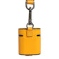 Case Yellow Calf Leather Logo Flip Holder Strap Airpods
