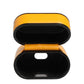 Case Yellow Calf Leather Logo Flip Holder Strap Airpods