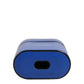 Case Blue Calf Leather Logo Flip Holder Strap Airpods