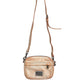 Beige Vintage Leather Logo Plaque Shoulder Borse Men Bag