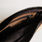 Beige Vintage Leather Logo Plaque Shoulder Borse Men Bag