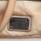 Beige Vintage Leather Logo Plaque Shoulder Borse Men Bag