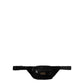 Black Nylon Brass Plate Bumbag Waist Fanny Pack Men Bag