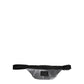 Black Nylon Brass Plate Camouflage Waist Fanny Pack Bag