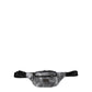 Black Nylon Brass Plate Camouflage Waist Fanny Pack Bag