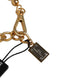 Gold Brass Pearl Embellished Chain Link Jewelry Bracelet