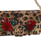 Flip Cover Brown Leopard Crystal iPhone X - XS Case