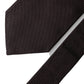 Black Red Patterned 100% Silk Adjustable Men Necktie Tie