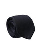 Dark Blue Solid 100% Silk Adjustable Men Necktie Tie