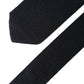 Dark Blue Solid 100% Silk Adjustable Men Necktie Tie