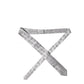 Silver Gray Paisley Silk Adjustable Men Tied Necktie Tie