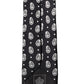 Black Paisley 100% Silk Adjustable Men Tied Necktie Tie