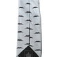 Light Gray Mustache Fantasy Silk Adjustable Necktie Tie