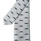 Light Gray Mustache Fantasy Silk Adjustable Necktie Tie