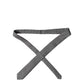 Black White Patterned Silk Adjustable Men Necktie Tie