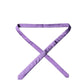 Purple Solid 100% Silk Adjustable Men Tied Necktie Tie