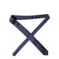 Navy Blue Solid 100% Silk Adjustable Men Necktie Tie