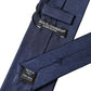 Navy Blue Solid 100% Silk Adjustable Men Necktie Tie