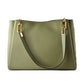 Bicolor Leather Handbag