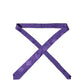Purple DG Logo Monogram Silk Adjustable Men Necktie Tie