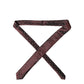 Burgundy Logo Monogram Silk Adjustable Men Necktie Tie