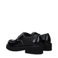 Black Leather Oxfords And Derbies