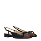Black Leather Ballet Flats