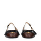Black Leather Ballet Flats
