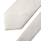 Off White DG Embroidery Silk Adjustable Men Necktie Tie