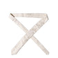 Off White Floral Silk Adjustable Men Tied Necktie Tie