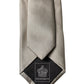 White Tattoo Floral Silk Adjustable Men Tied Necktie Tie