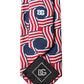 Multicolor Patterned Silk Adjustable Men Tied Necktie Tie