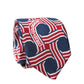 Multicolor Patterned Silk Adjustable Men Tied Necktie Tie