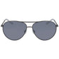 Gray Metal Sunglasses
