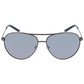Gray Metal Sunglasses