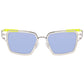 Gray Metal Sunglasses