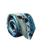 Multicolor Abstract Silk Adjustable Men Tied Necktie Tie
