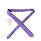 Purple Satin 100% Silk Adjustable Men Tied Necktie Tie